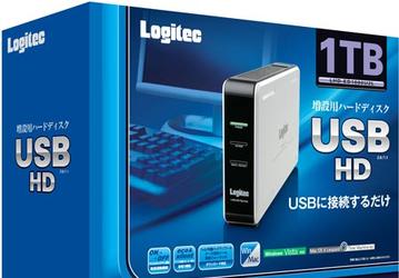 Внешний винчестер Logitec объемом 1 ТБ умеет беречь электричество